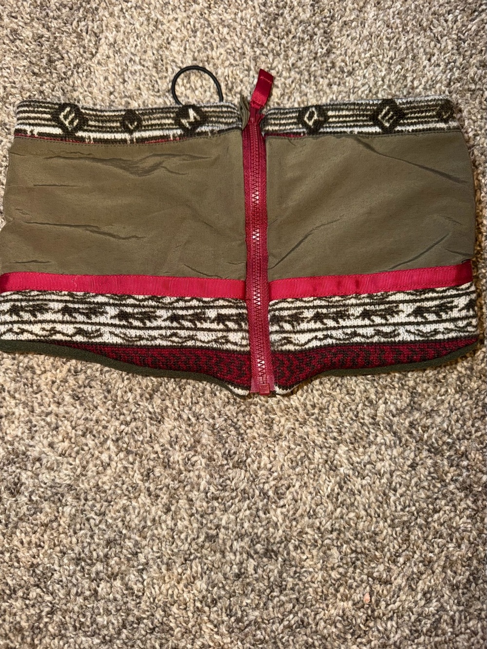 Elmer by Swany Reversible Neck Warmer Olive green excellent condition
